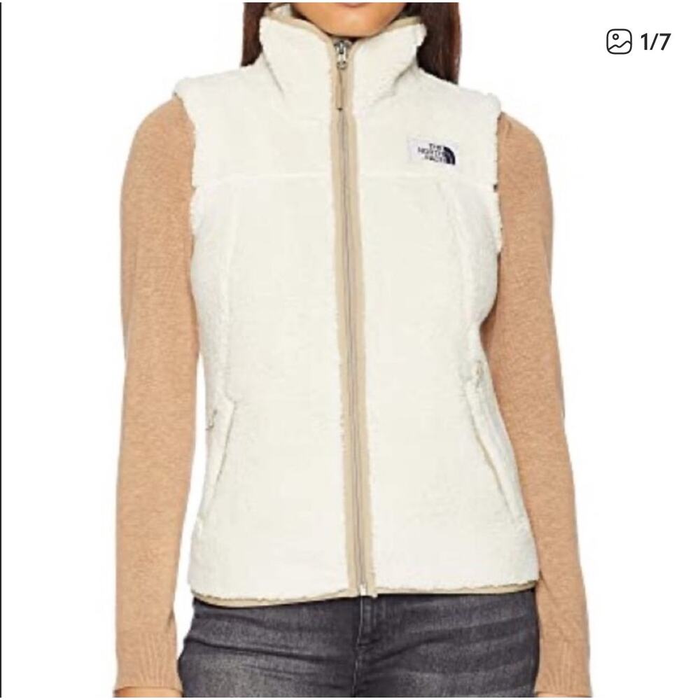 The North Face Women's Campshire Sherpa Vest Vintage White Women’s Size Medium